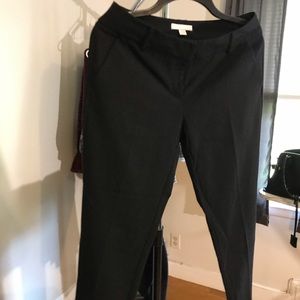 New black by and co crop pants